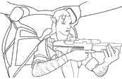 coloriage avatar arme